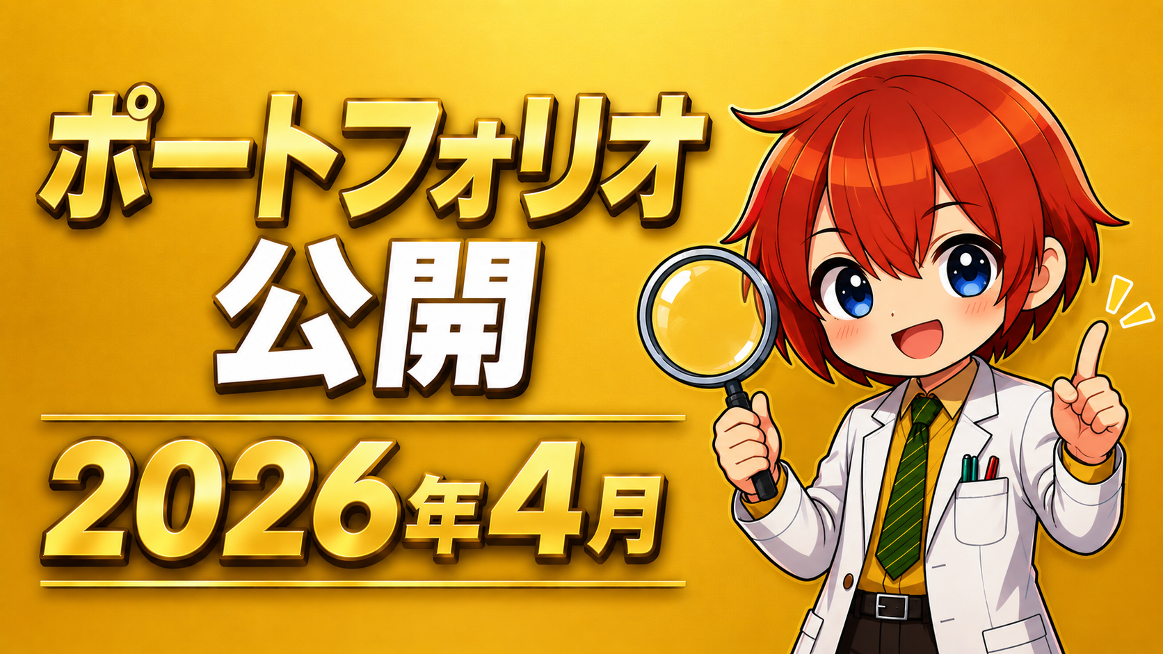 【ポートフォリオ公開】2026年4月時点の資産状況を見せます。
