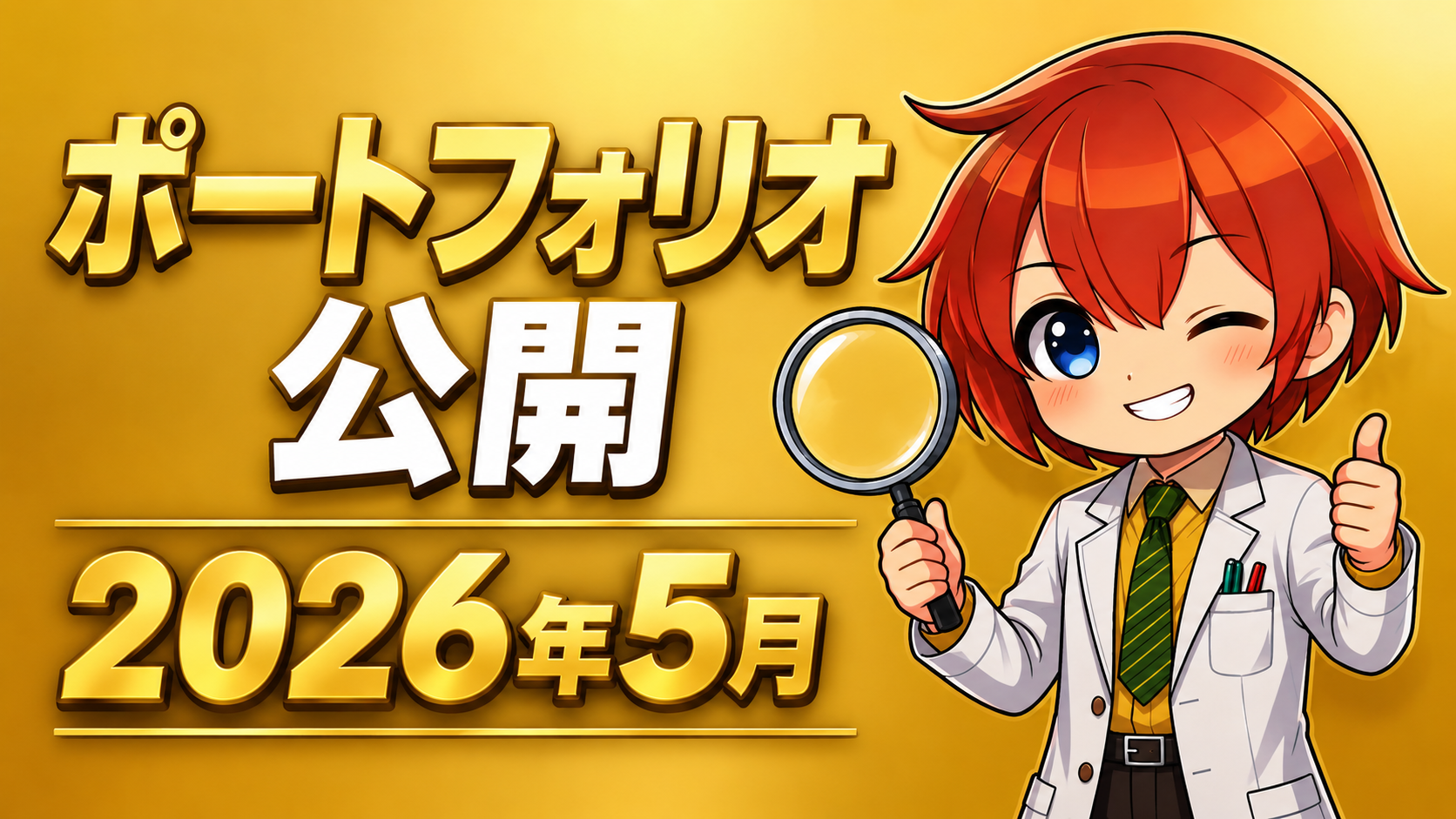 【ポートフォリオ公開】2026年5月時点の資産状況を見せます。