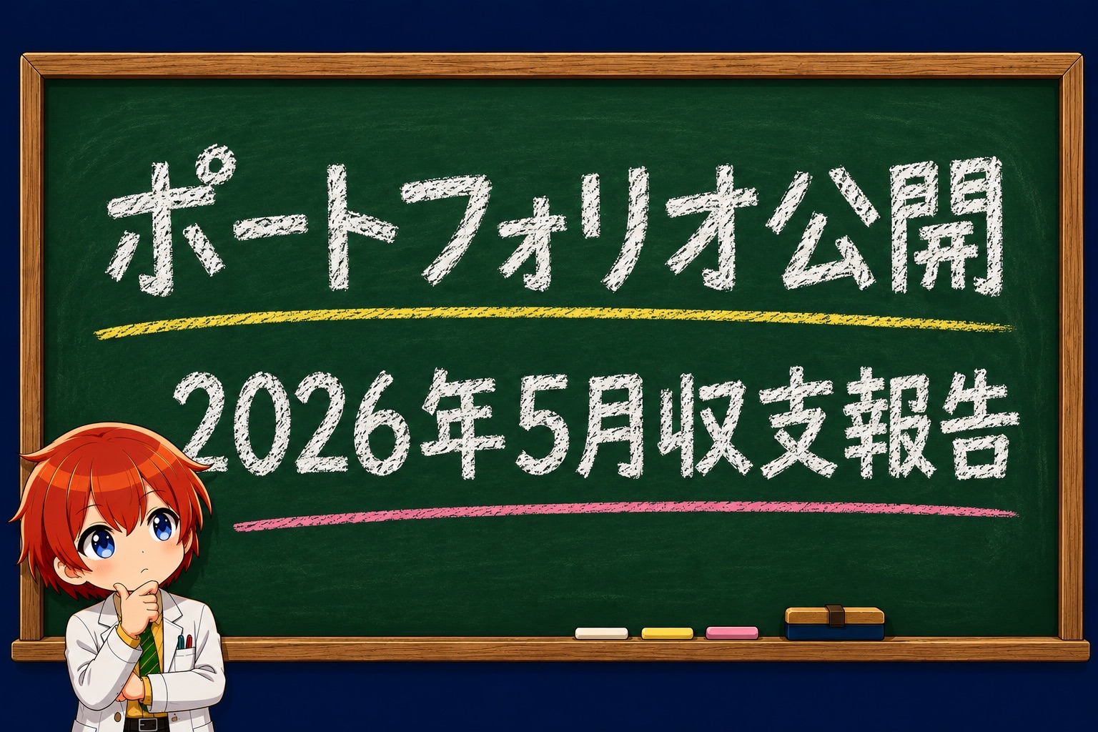 【ポートフォリオ公開】2026年5月時点の資産状況を見せます。