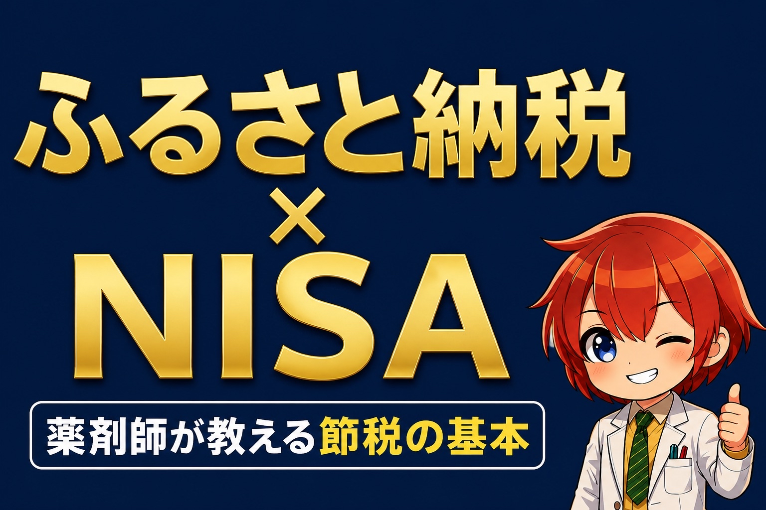 ふるさと納税×NISA×iDeCoの節税攻略。薬剤師が教える活用の正しい順序 -No.25-