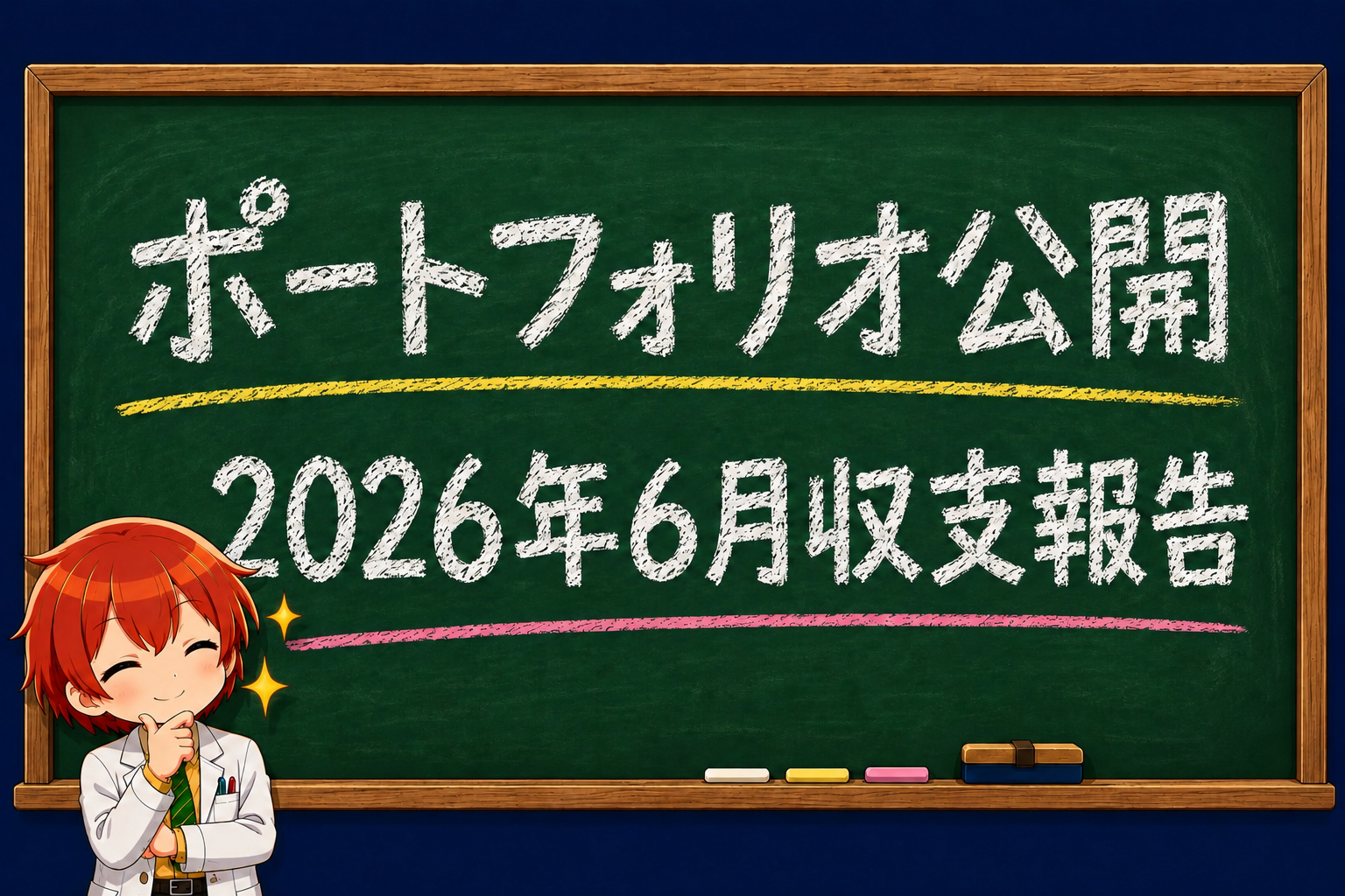 【ポートフォリオ公開】2026年6月時点の資産状況を見せます。